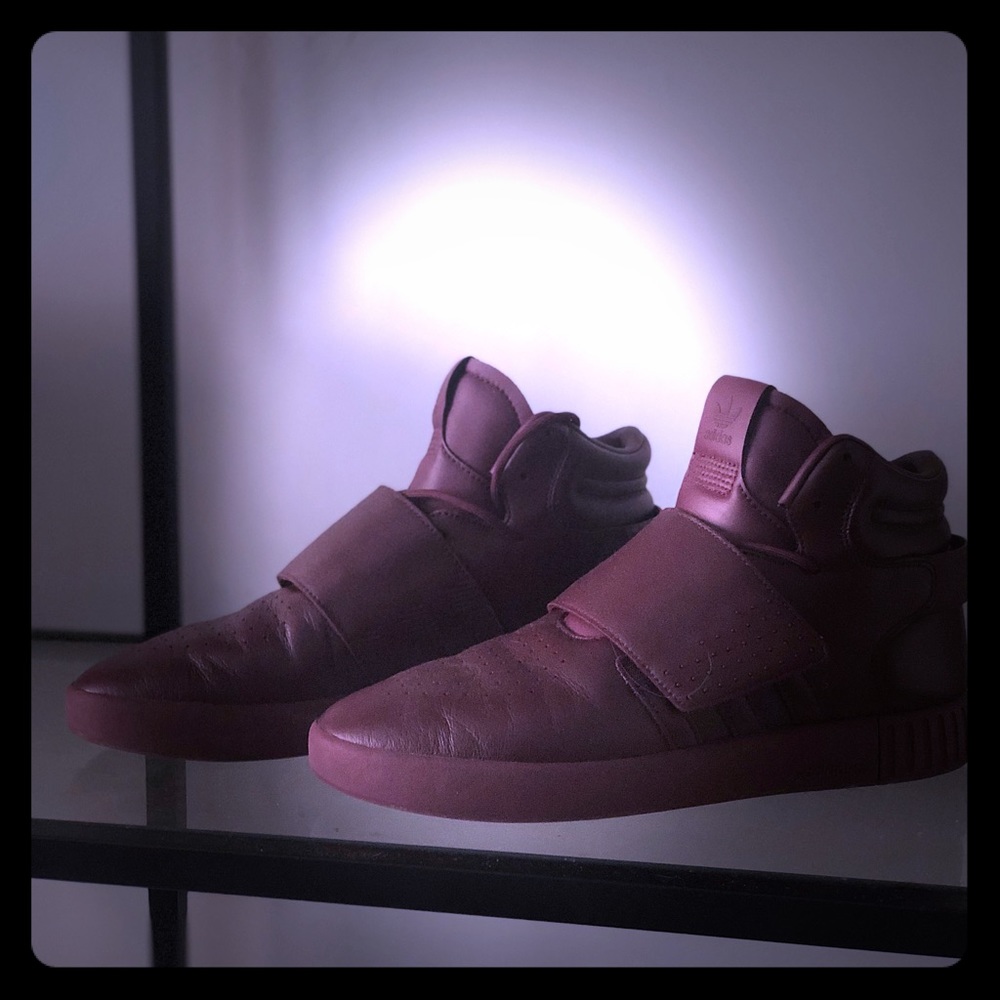 Adidas by Alexander Wang blood color high tops